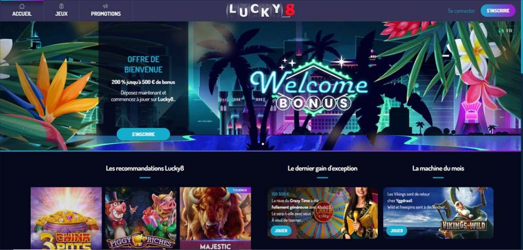 Meilleur casino en ligne 2024 : Lucky8